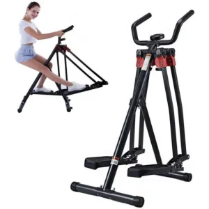 Air Walker Indoor Gym Exercise Glider with LCD Display