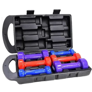 Dumbbell Set with Carry Case-10KG