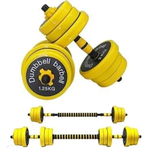 Adjustable 2-in-1 Dumbbells and Barbell Set
