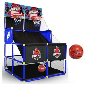 Indoor Basketball Game Double Arcade Hoop