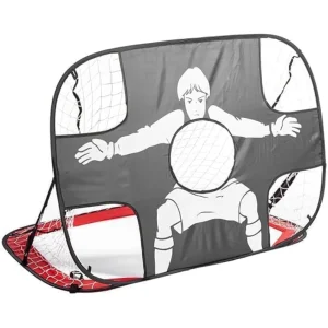 2-in-1 Mini Pop Up Soccer Goal Set