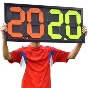 Double-Sided Football Soccer Substitution Board