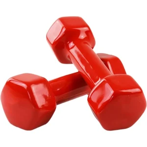 Vinyl Dumbbell Hand Weights-2Pcs
