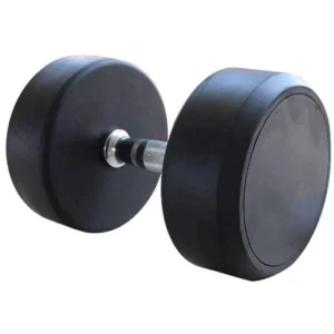 Round Rubber Dumbbell -1Pcs
