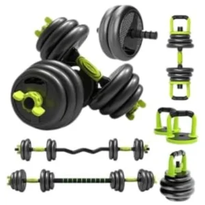 9 in 1 Adjustable Dumbbell, Barbell & Kettlebell Set
